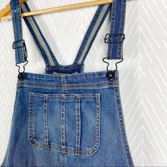 INDIGO BLUE Side Panel Letdown Hem Maternity Overalls NWT. - Picture 10 of 13